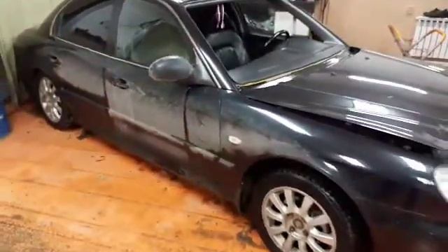 Установка лобового стекла Hyundai Sonata смотреть онлайн