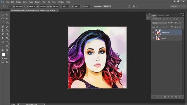 How to Mirror an Image in Photoshop Cs6 - Fast & Easy! смотреть онлайн