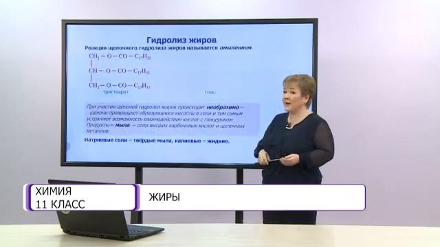 Химия. 11 класс. Жиры /12.02.2021/ смотреть онлайн