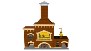 Комплекс барбекю с русской печью