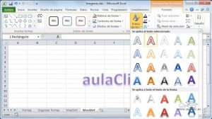 Curso de Excel 2010. 13.5. Wordart.