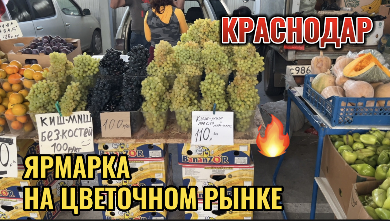 02.10.2022г.КРАСНОДАР.ЯРМАРКА НА ЦВЕТОЧНОМ РЫНКЕ