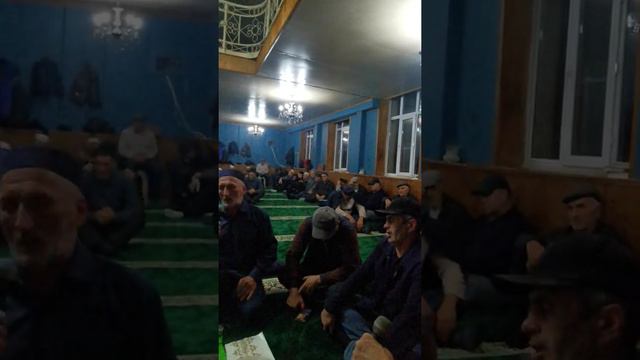 мавлид в квартальной мечети в Шамилькале смотреть онлайн