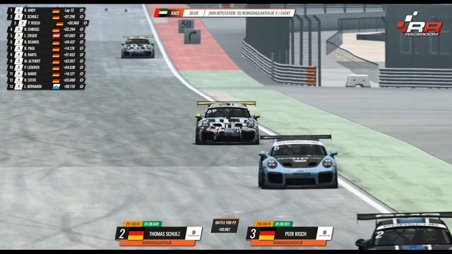 Rennsimulanten.de - Porsche GT2 RS Clubsport @ Dubai Autodrom - International - spectator view смотреть онлайн