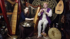 Alizbar & Anna Baturova  Презентаци- Ханг пантам) & wood whistle/Native American flute/