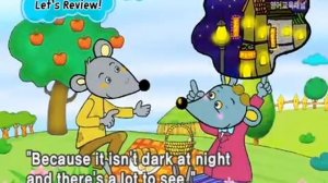 Мышь деревенская и мышь городская. Сказка на английском языке с субтитрами.