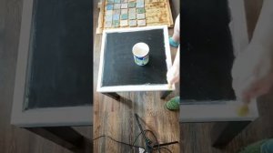 Декорируем стол из икеи керамической плиткой