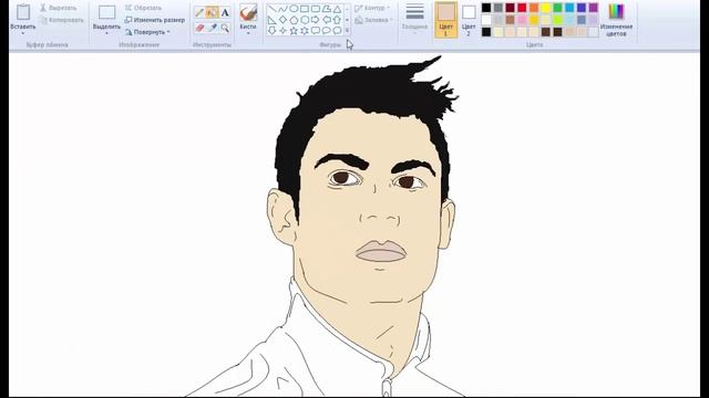 draw cristiano ronaldo - рисуем криштиану роналду смотреть онлайн