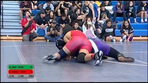 Girls Wrestling: 2014 Pa'ani: 117A: Kristen Kojima (Roosevelt) vs. Alexis Ford (Pearl City)