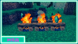 ПЛАВИМ РУДУ У КОСТРА - Обзор мода Campfire Smelting 1.15.2