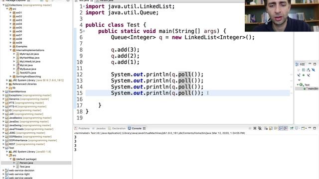 JAVA: Interfaccia Queue (M4-E05) смотреть онлайн