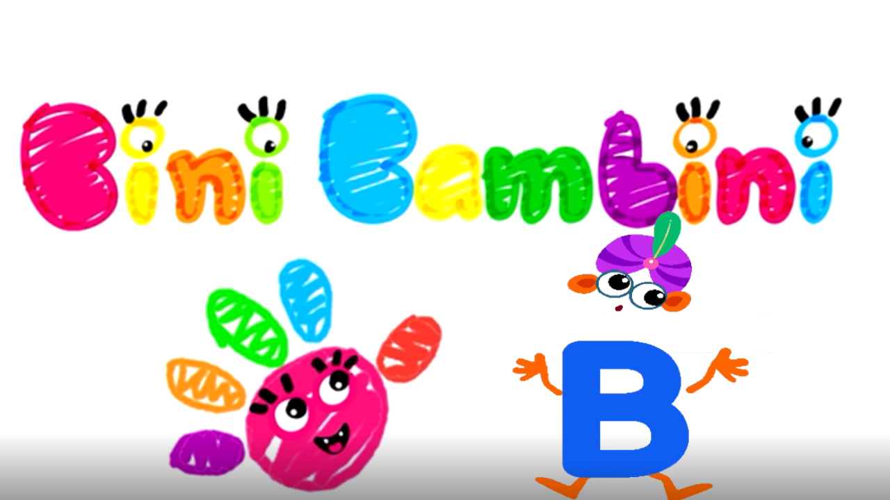 Учим буквы и слоги с игрой BiniBambini. Буква "В" смотреть онлайн