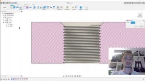 Резьба с зазором для печати во #fusion360