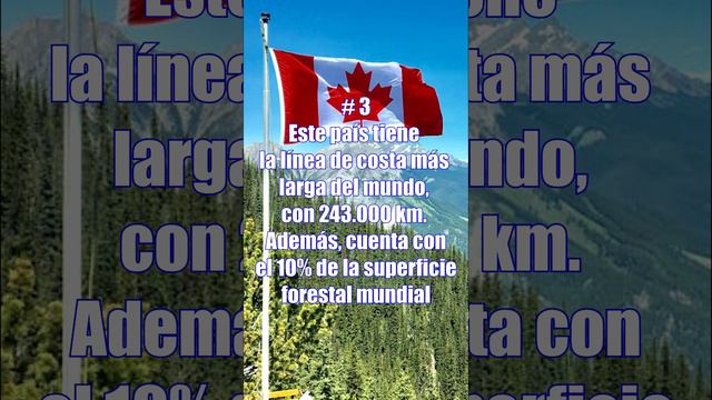 Top 7: Curiosidades sobre Canadá #curiosidades #canada #datoscuriosos #pais #norteamerica #curiosos