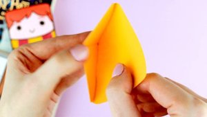 Оригами Закладка Гарри Поттер из бумаги | Origami Harry Potter Bookmark