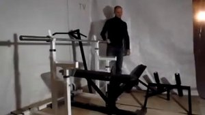 Силовая скамья для жима штанги