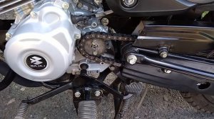 про ведущие звезды на BAJAJ 125 и нюансы натяжки цепи