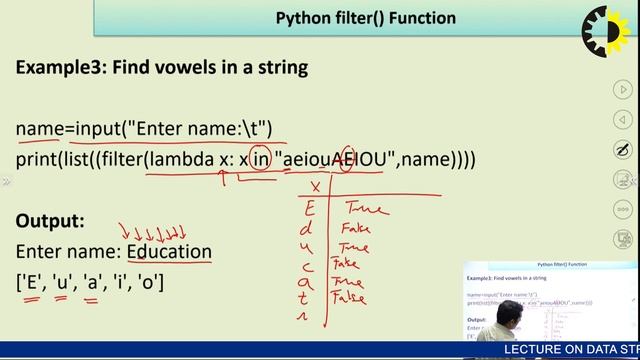 ''filter, map, reduce In Python'' Data Structures and Algorithms Using Python Lecture 05 By Mr  Mad
