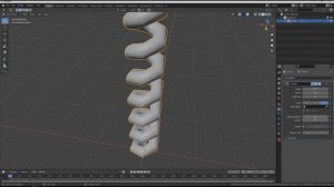 Как сделать пружину в Blender 2.9
