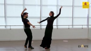 Primera sevillana del curso gratuito online de introducción al baile flamenco en EAU