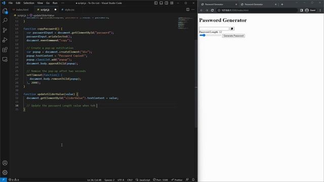 Advanced Password Generator Tutorial: HTML, CSS, and JavaScript Step-by-Step Guide | Source Code