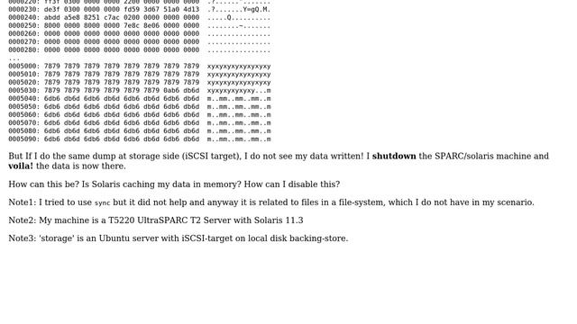 Unix & Linux: Is there disk-level caching in Solaris 11? смотреть онлайн