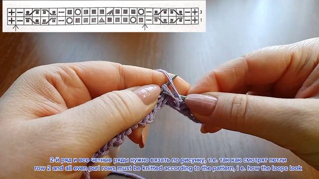 Красивый узор из ажурных дорожек. Вяжем  узоры спицами. Схемы узоров спицами. Knitting pattern. Kni