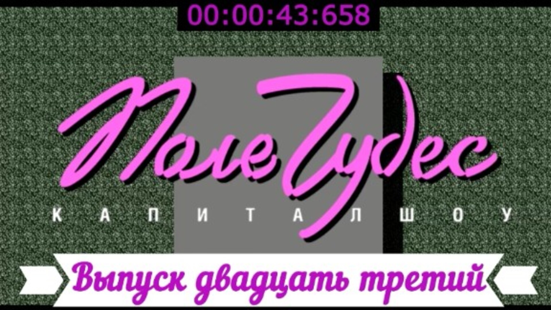Поле Чудес - Выпуск двадцать третий