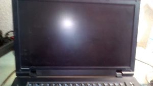 To interrupt normal startup press the blue thinkvantage button