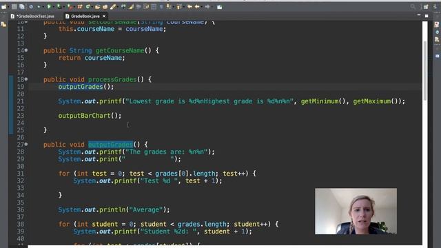 52) Multidimensional array example | Java with Ali