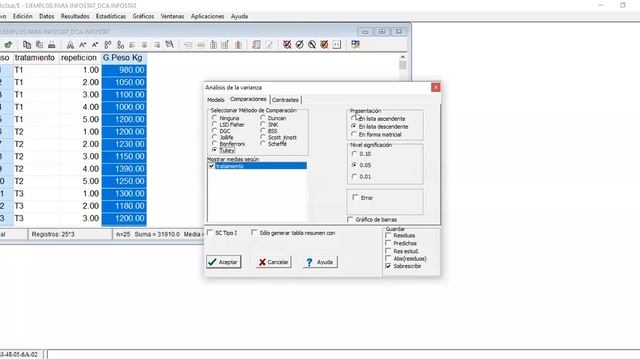 Diseños experimentales en infostat parte 1 смотреть онлайн
