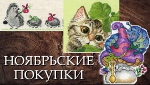 Вышивка: ноябрьские покупки
