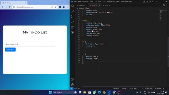 To - Do List Using JavaScript! | Project 1 #javascript #coding
