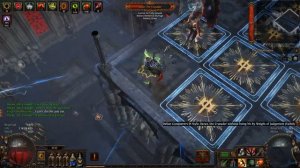 3.16 Path of Exile : Scourge - Baran vs Lancing steel Champion.