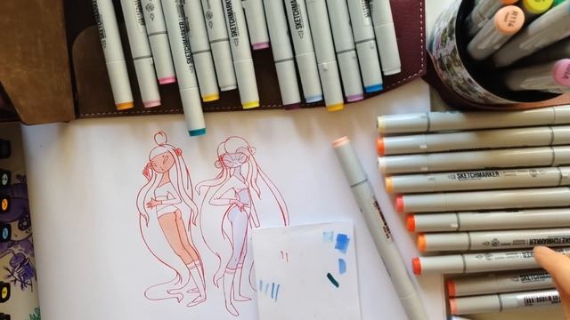 Обзор маркеров Sketchmarker и дерзкие девчонки | Профессиональные и доступные маркеры