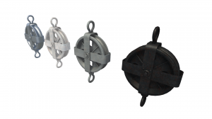 3D model. Rope sheave D. Шкив.