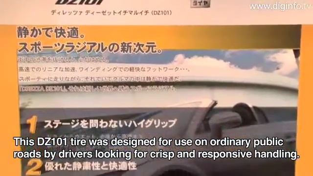 DIREZZA Sport Radial Tire Series : DigInfo смотреть онлайн