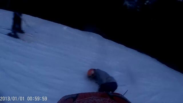 Отдых в Карпатах зимой. Буковель спуск на лыжах. Активный зимний отдых смотреть онлайн