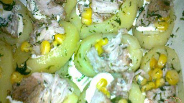Фаршированный картофель