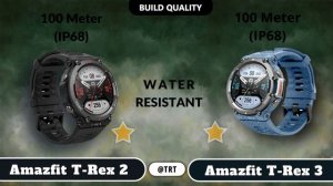 Amazfit T Rex 3 VS Amazfit T Rex 2
