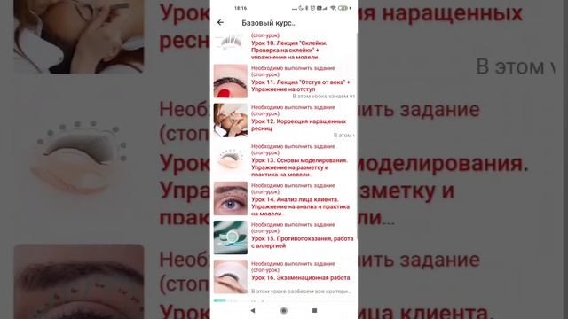 Онлайн-курс "Наращивание ресниц с нуля"