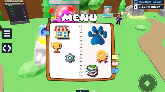 Oof guys I gust got the crystal pet in clicking simulator 2.0 смотреть онлайн