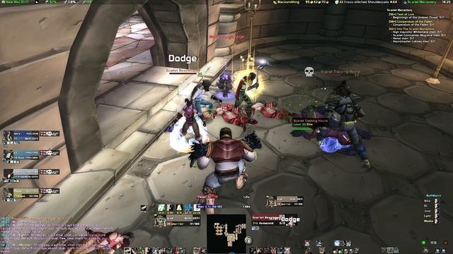 106 WoW Classic Single Player - Scarlet Monastery (Library) (ч.1)