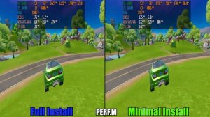 Fortnite | AMD Full vs Minimal Software Installation | How To Install | FPS Comparison | RX 6600