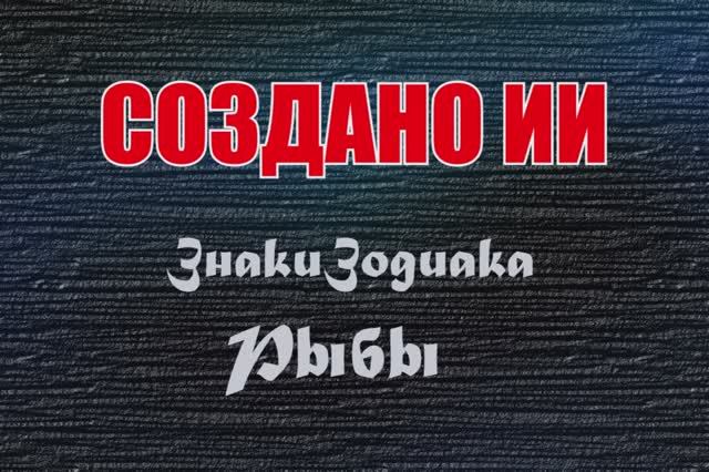 Создано ИИ. Знаки Зодиака. Рыбы