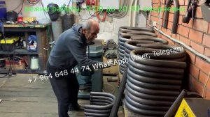 Гибка труб на трубогибочном станке Ду 40 мм   180 градусов