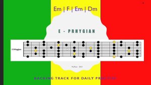 Reggae - Backing Track -  B Phrygian -  130 Bpm