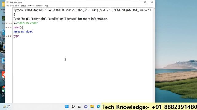 Lecture-10 Python Data-Type (Str) || Part-1 ||   Python Data-Type ||