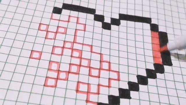 Heart Pixel Art ❤️ [art Vlog 30 Pixel Art 18]