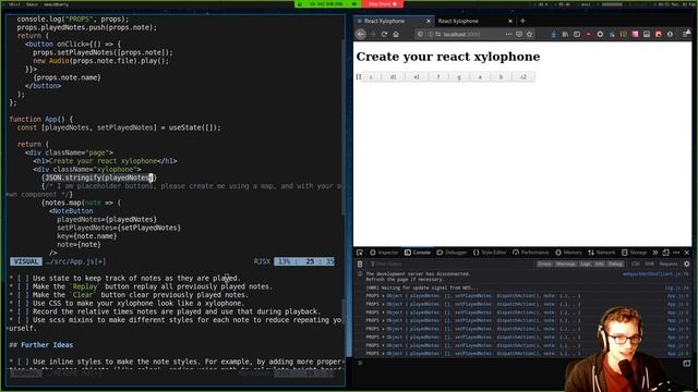 React Recitation - Xylophone смотреть онлайн